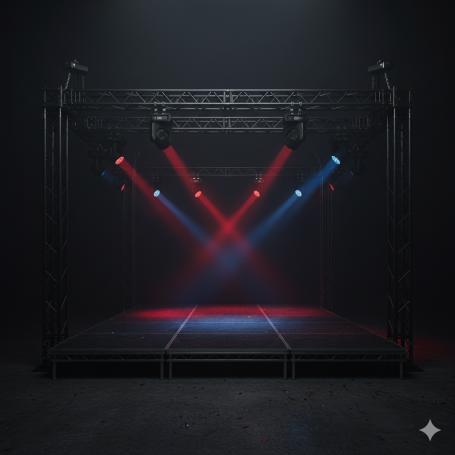 Bühne und Traversen